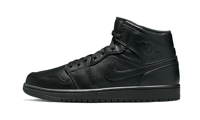 Air Jordan 1 Mid Triple Black (2022)