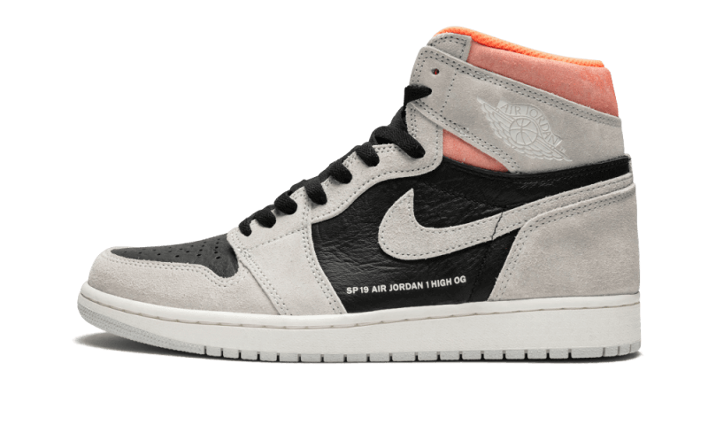 Air Jordan 1 Retro High Neutral Gray Hyper Crimson