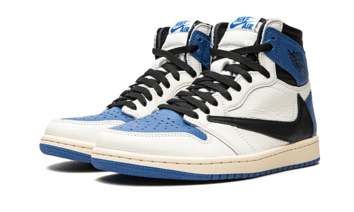 Air Jordan 1 Retro High OG SP Travis Scott Fragment Military Blue - DH3227-105