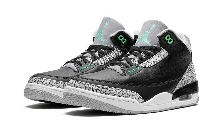 Air Jordan 3 Retro Green Glow - CT8532-031 / DM0967-031