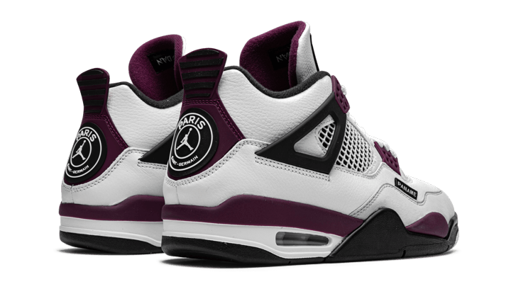 Air Jordan 4 PSG Neutral Grey Bordeaux - CZ5624-100 / CZ6509-100