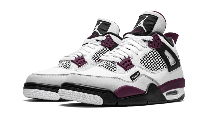 Air Jordan 4 PSG Neutral Grey Bordeaux - CZ5624-100 / CZ6509-100