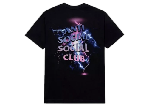 Anti Social Social Club Bolt From The Blue T-shirt Black