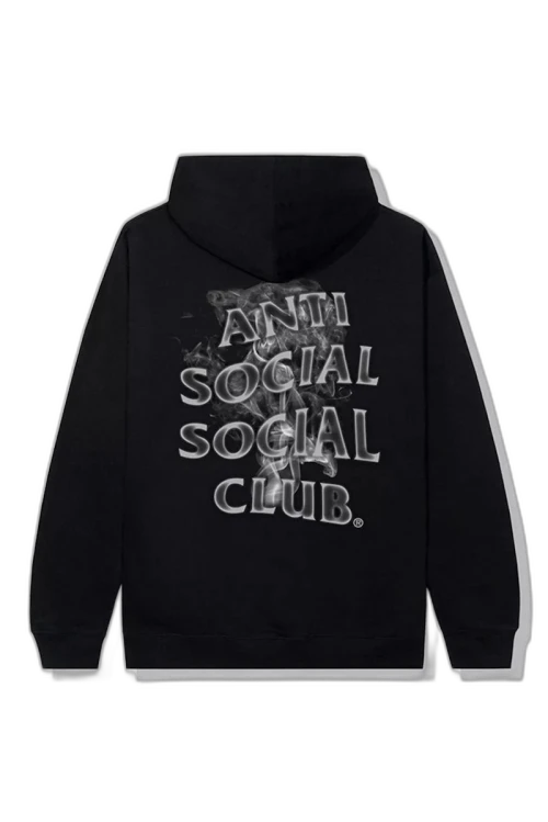 Anti Social Social Club Burnout Hoodie Black