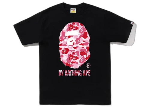 BAPE ABC Camo By Bathing Ape Tee Black/Pink