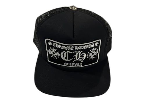 Chrome Hearts Miami Exclusive Trucker Hat Black