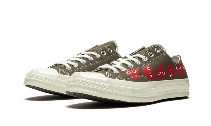 Converse Chuck Taylor All Star 70 Ox Comme des Garcons Multi Heart Green