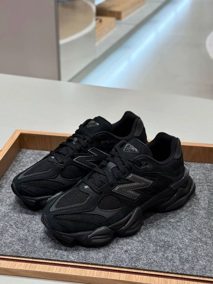 New Balance 9060 Black Leather