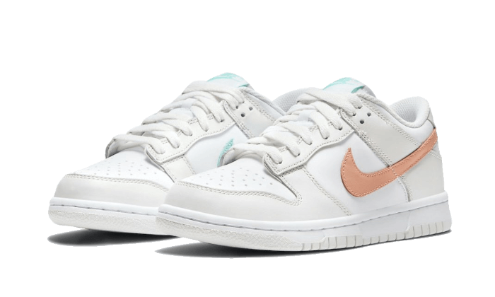 Dunk Low White Bone Peach Aqua - CW1590-101