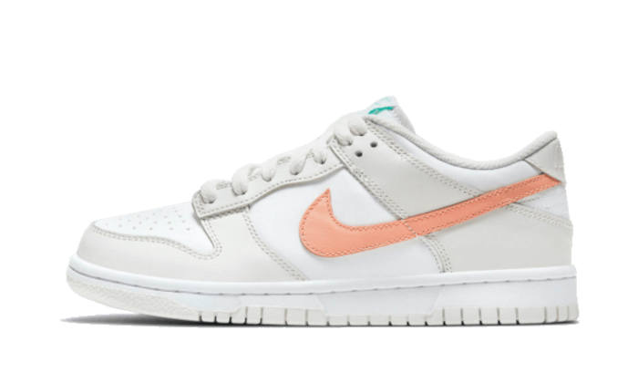 Dunk Low White Bone Peach Aqua - CW1590-101