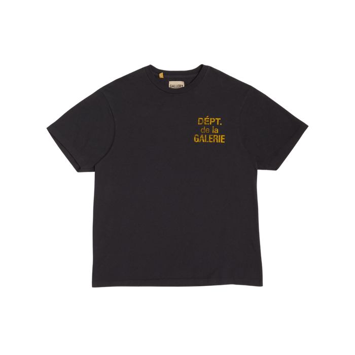 Gallery Dept. French T-shirt Black/Yellow