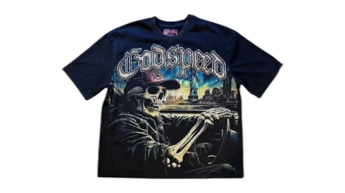 Godspeed Sightseeing T-shirt Black Wash