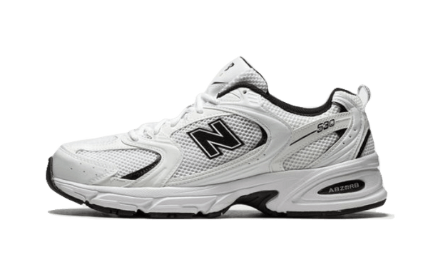 530 White Black Details - MR530EWB