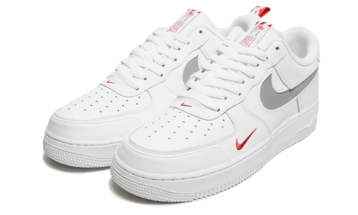 Air Force 1 Low White Red Mini Swoosh - DO6709-100