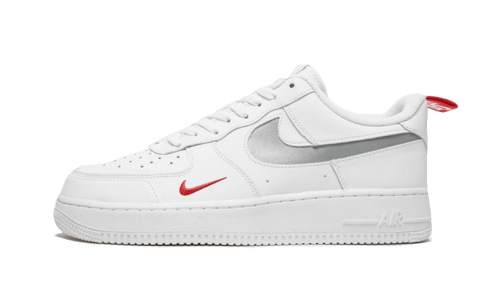Air Force 1 Low White Red Mini Swoosh - DO6709-100