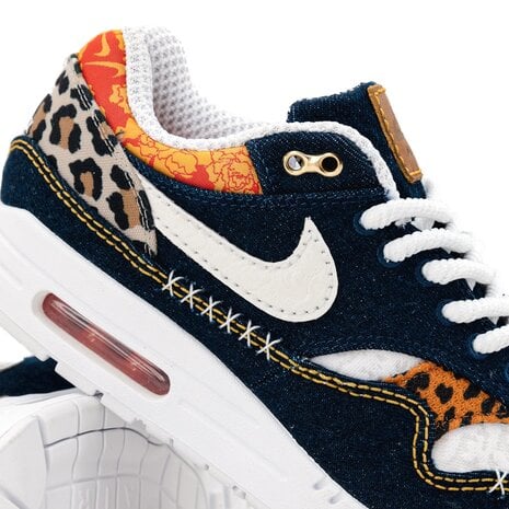 Premium Denim Leopard Print Leopard Air Max Nike Air Max 90 LX