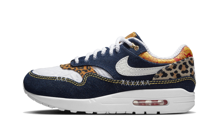 Nike Air Max 1 Premium Denim Leopard