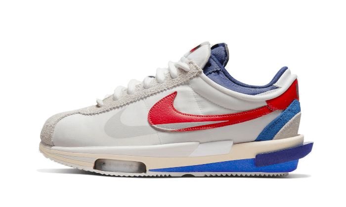 Cortez 4.0 Sacai White University Red Blue - DQ0581-100