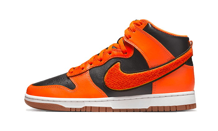 Dunk High University Chenille Swoosh Safty Orange - DR8805-002