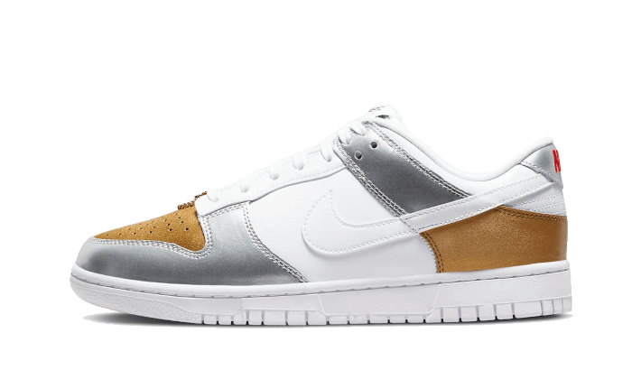 Nike Dunk Low Gold Silver