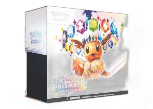 Pokémon Scarlet & Violet Prismatic Evolutions Pokemon Center Elite Trainer Box