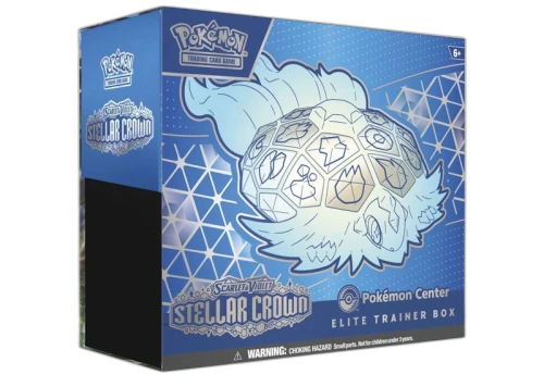 Pokémon Scarlet & Violet Steller Crown Pokemon Center Elite Trainer Box