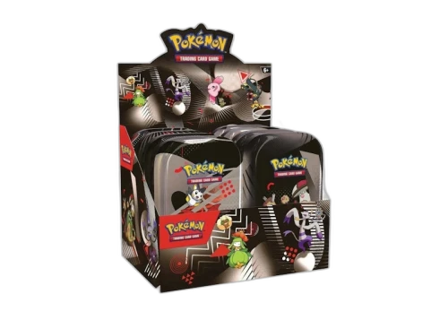 Pokémon Scarlet & Violet Unova White Flare & Black Bolt Mini Tin Display