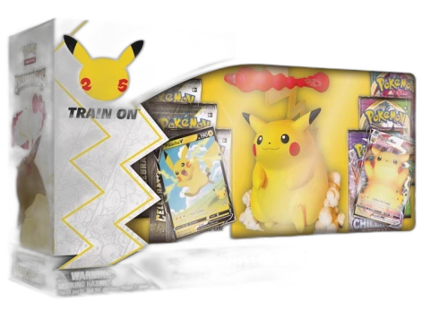 Pokémon TCG 25th Anniversary Celebrations Premium Pikachu VMAX Figure Collection Box