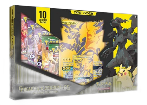 Pokémon TCG Tag Team GX Premium Collection Pikachu & Zekrom Box