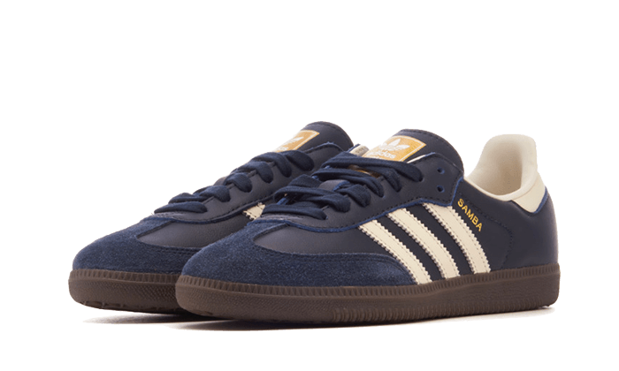 Adidas samba top navy stripe