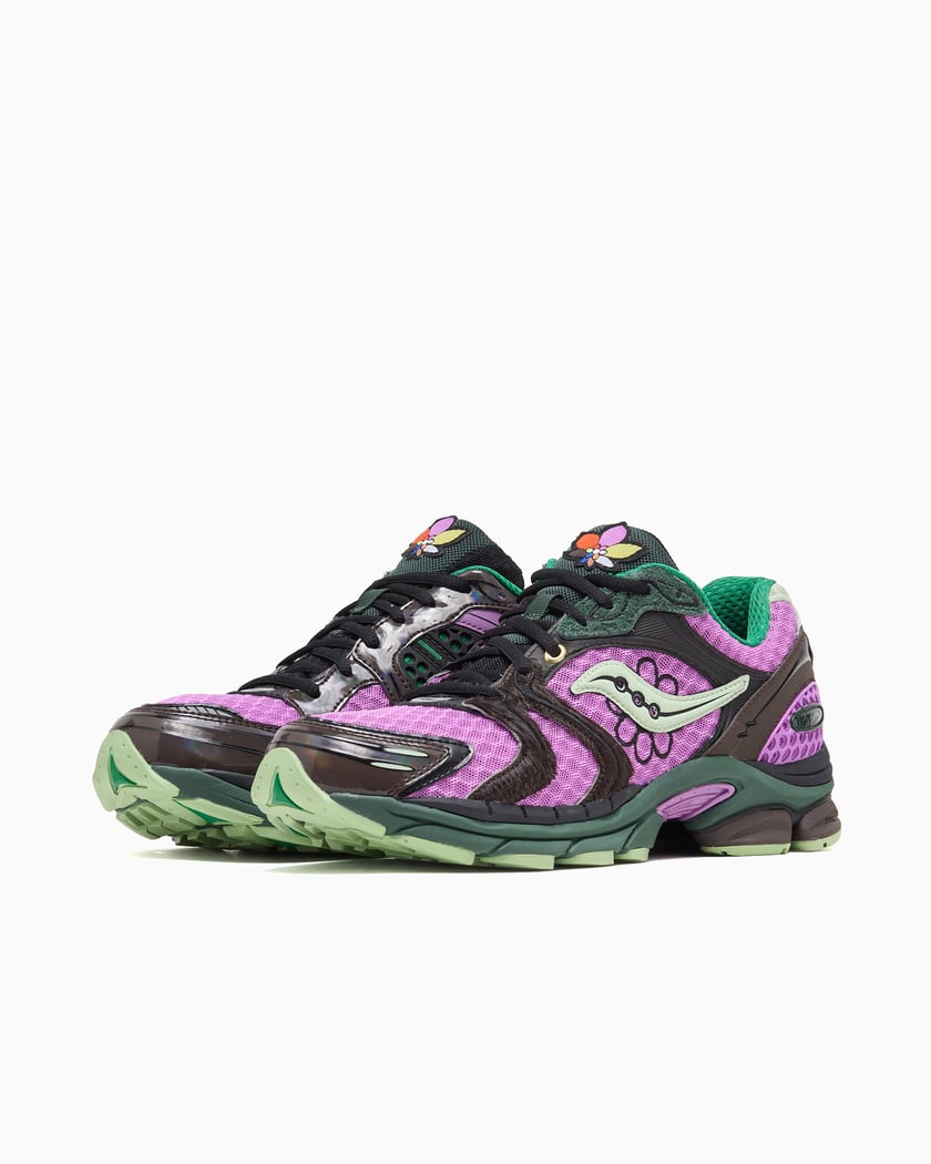 Saucony ProGrid Triumph 4 Jae Tips Flowers Grow Uptown Perilla