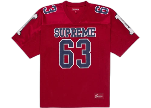 Supreme Bones Football Jersey Red