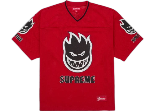 Supreme Spitfire Football Jersey Red