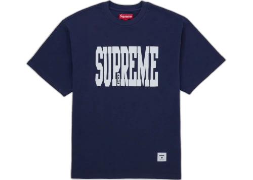 Supreme Stretch Applique S/S Top Navy
