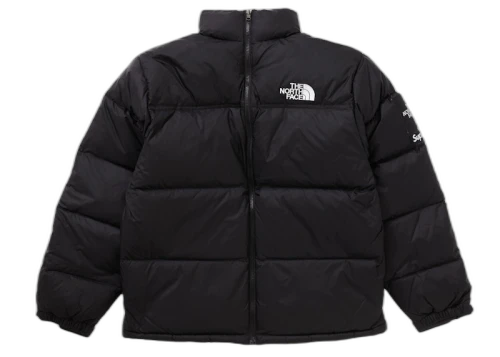Supreme The North Face Split Nuptse Jacket Black