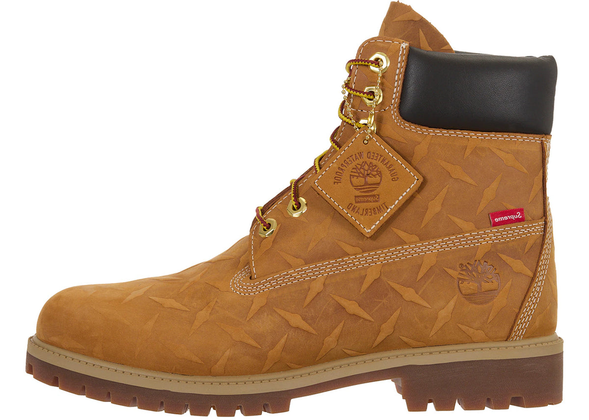 Timberland 6" Premium Waterproof Boot Supreme Diamond Plate Wheat (2026)