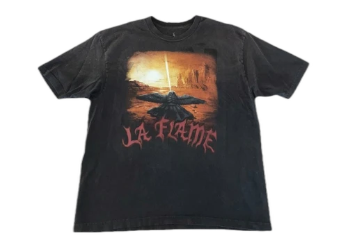 Travis Scott Cactus Jack Coachella Exclusive La Flame Utopia Tee Black