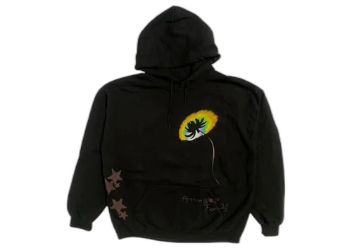 Travis Scott Face Melt Hoodie Black