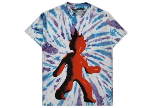 Travis Scott Flame T-shirt Tie Dye