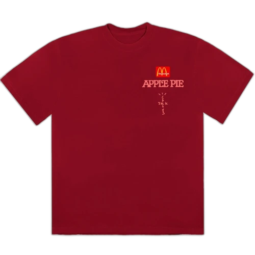 Travis Scott x McDonald's Apple Pie T-Shirt Red