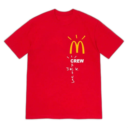 Travis Scott x McDonald's Crew T-Shirt Red