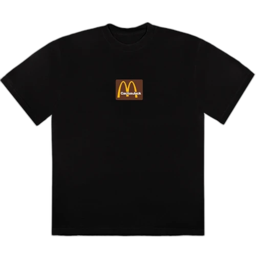 Travis Scott x McDonald's Sesame Inv T-Shirt Black/Brown
