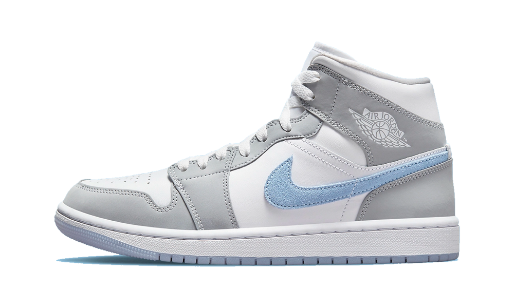 Nike Air Jordan 1 Mid Aluminum Wolf Grey