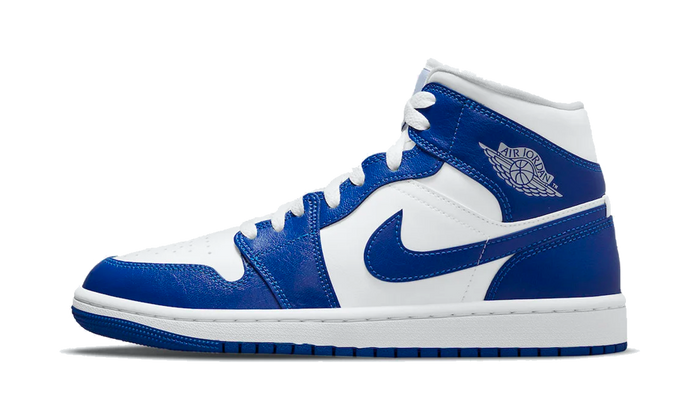 Jordan air 1 mid blauw sale