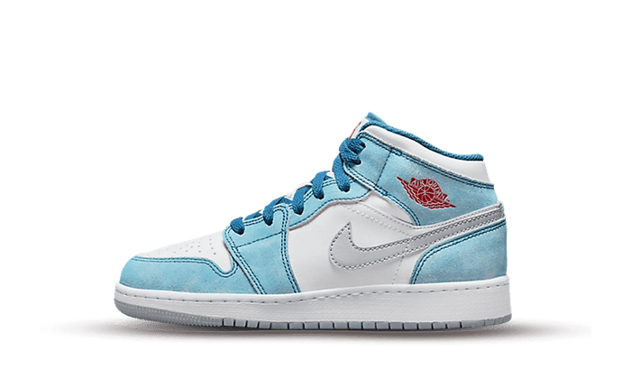 Nike Air Jordan 1 Mid French Blue Light Steel