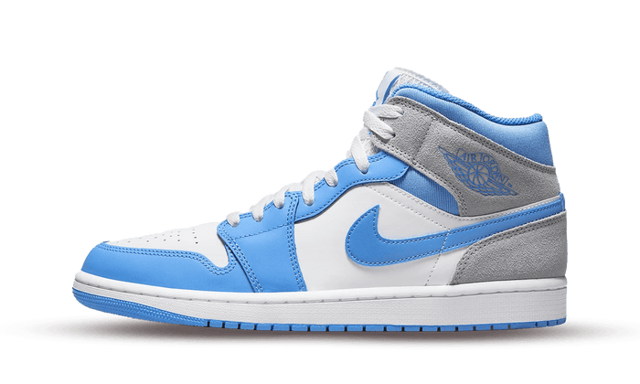 Nike Air Jordan 1 Mid University Blue Grey