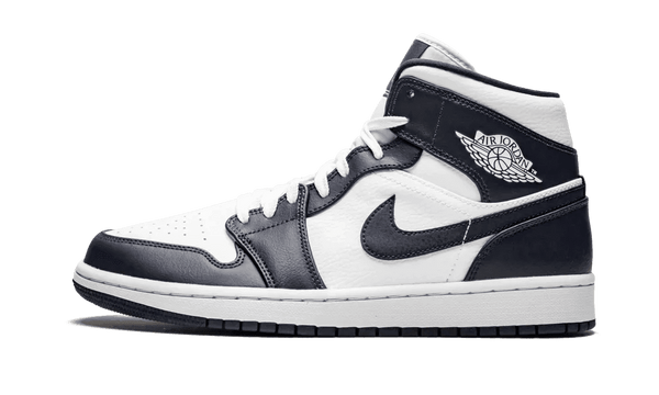 Nike Air Jordan 1 Mid White Metallic Gold Obsidian
