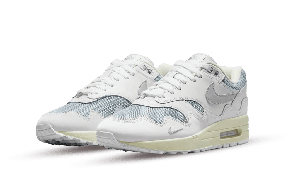 Nike Air Max 1 Patta Waves White Silver